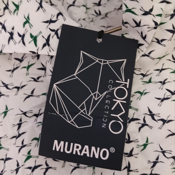 Murano slim fit short sleeve shirt size large new with tag - Picture 4 of 5
